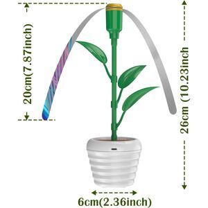 Fly Fans for Tables, Flowerpot Modeling Fly Repellent Outdoor Indoor, 3pack